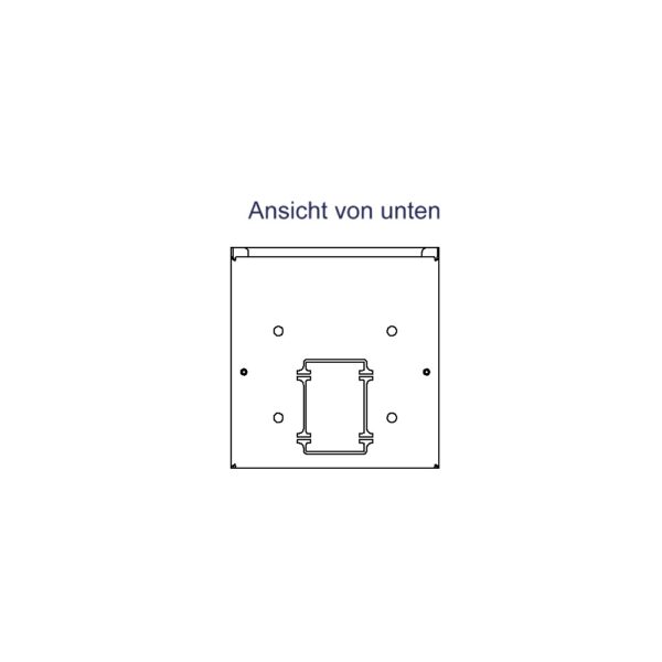 Produktbild MVT 150 120 SVZ  -  Aufputz Medienverteiler für 12 Keystone (19.4mm Ausschnitt)